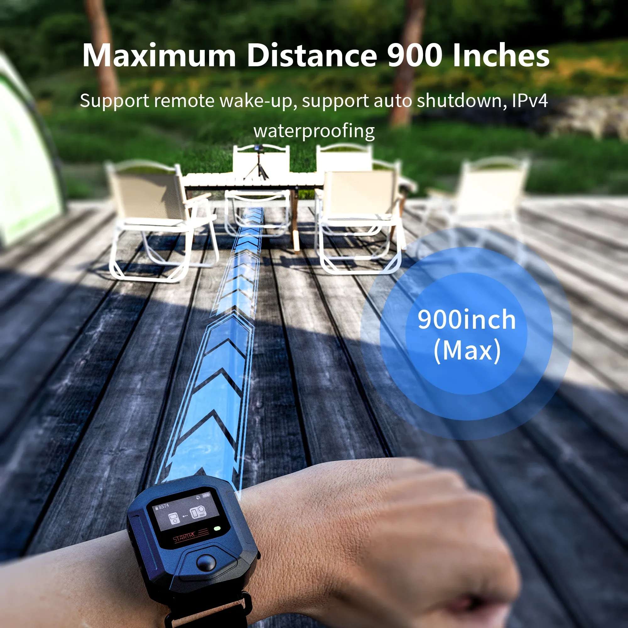 Télécommande Bluetooth à GPS intégré pour caméra Insta360 X5 ACE Pro 2, avec écran, bracelet, ceinture pour vélo et accessoires d'action 4