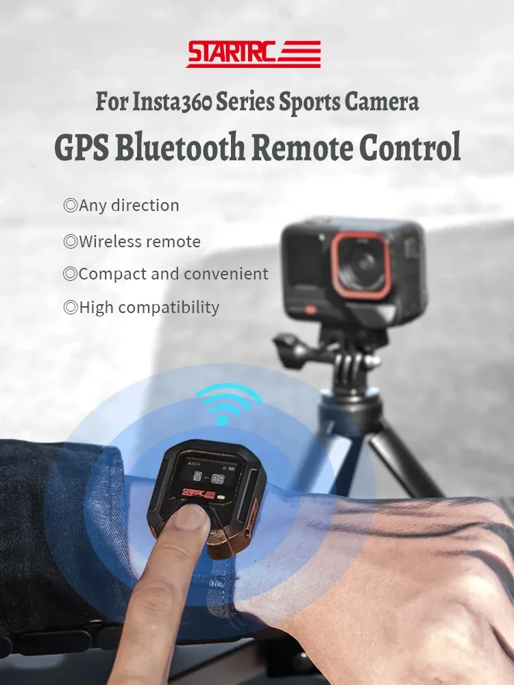 Télécommande GPS pour Insta360, vue de présentation