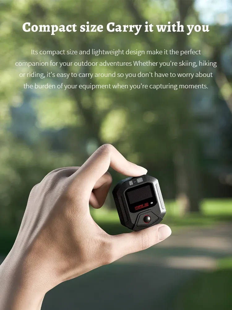 Télécommande GPS pour Insta360, usage à vélo