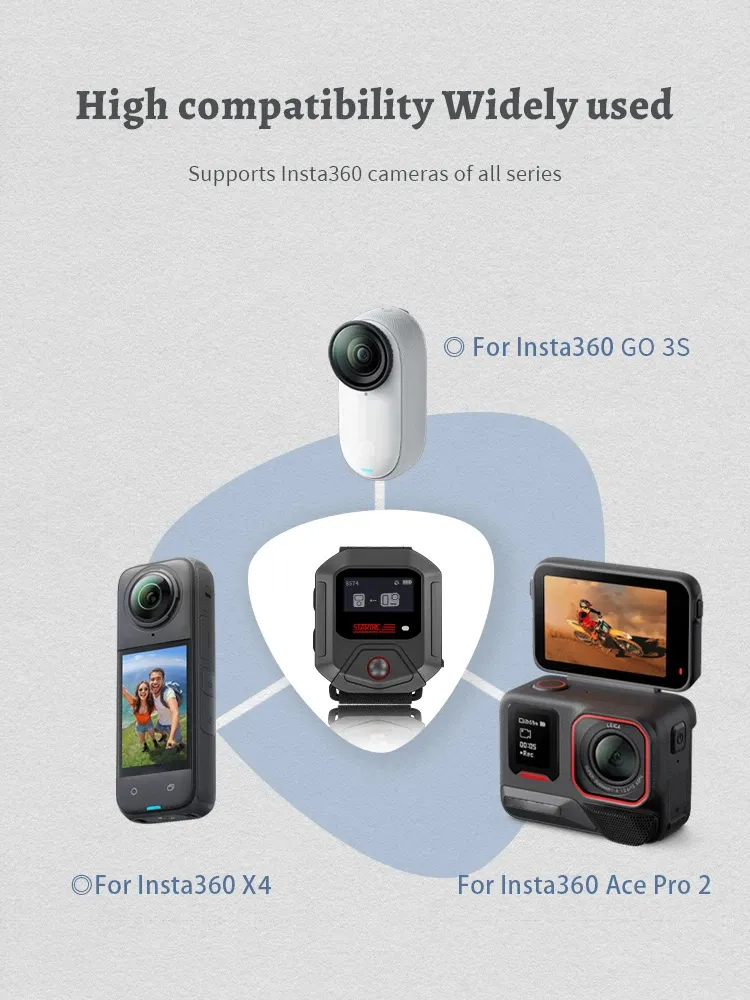Télécommande GPS pour Insta360, finitions