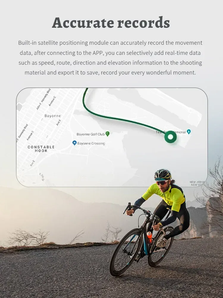 Télécommande GPS pour Insta360, fixation
