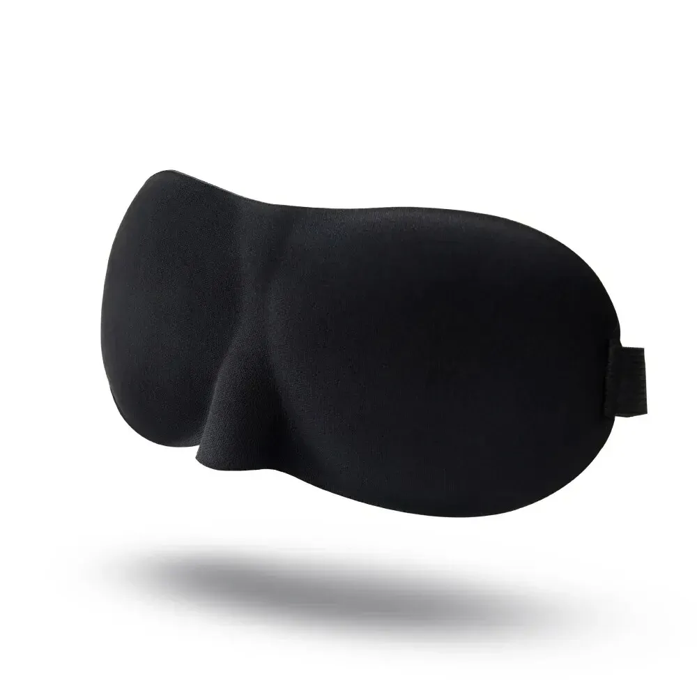 Masque de sommeil 3D à coque profilée, bandeau concave moulé, occultant pour femmes et hommes 7