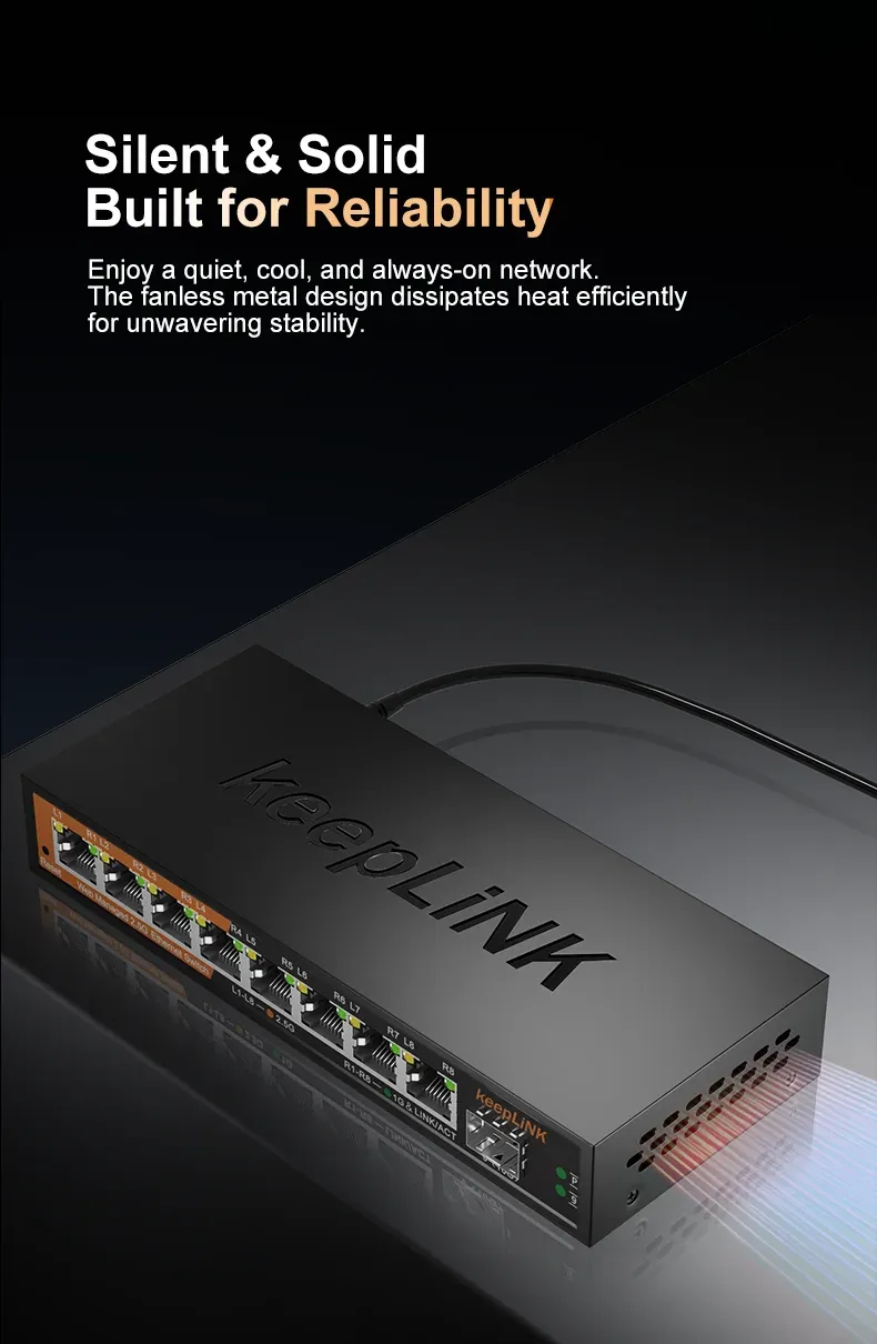 Commutateur KeepLiNK sous différents angles
