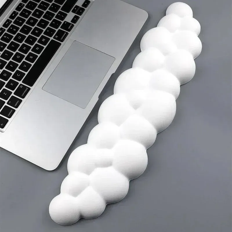 Tapis de souris ergonomique avec repose-poignet antidérapant, pour bureau et jeu 2