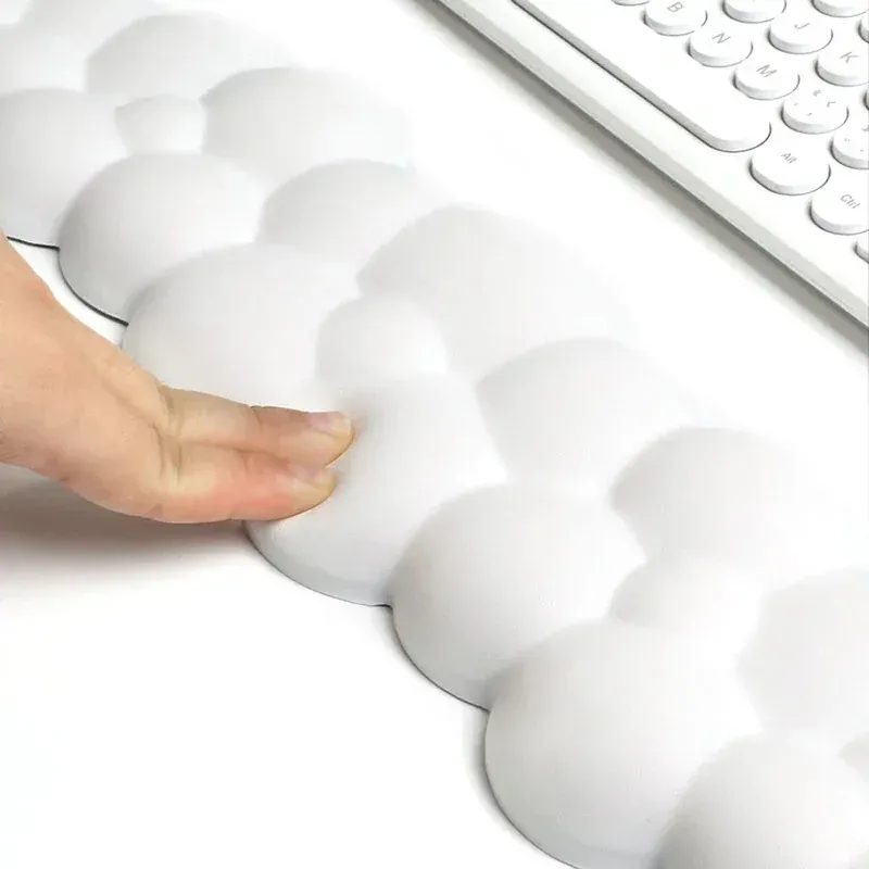 Tapis de souris ergonomique avec repose-poignet antidérapant, pour bureau et jeu 6