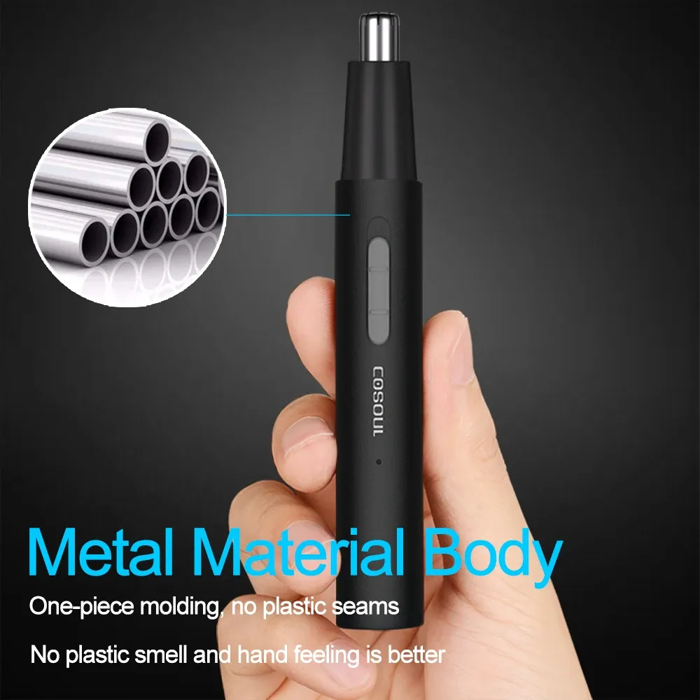 Tondeuse de nez électrique rechargeable, étanche, pour hommes et femmes 3