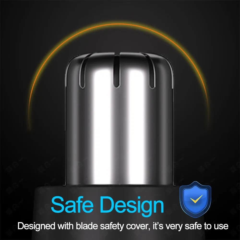 Tondeuse de nez électrique rechargeable, étanche, pour hommes et femmes 5