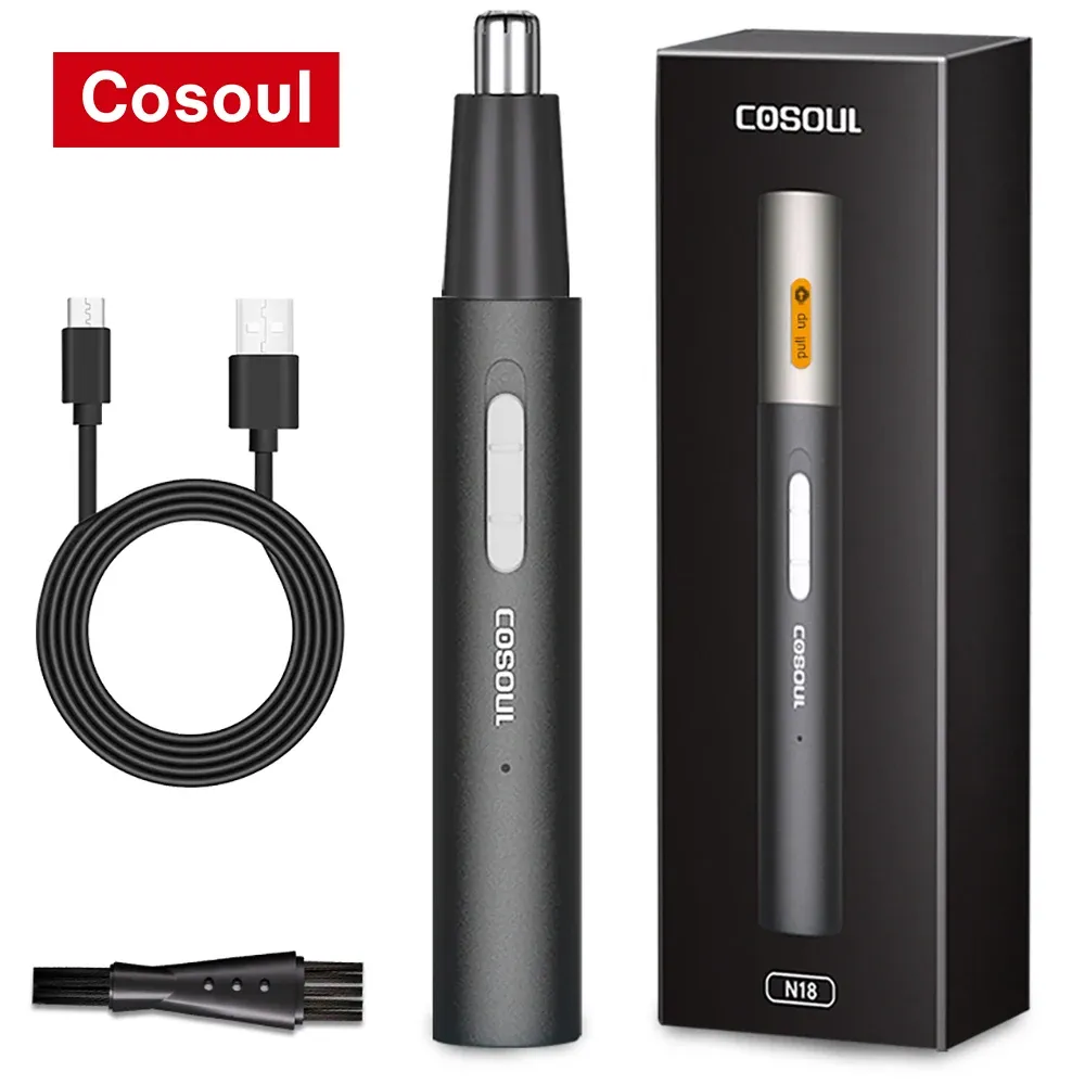Tondeuse de nez électrique rechargeable, étanche, pour hommes et femmes 8