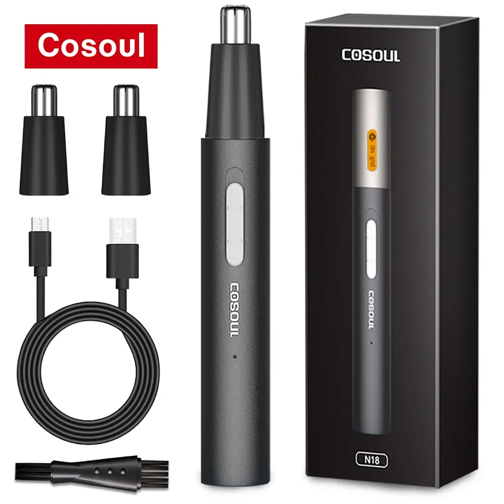 Tondeuse de nez électrique rechargeable, étanche, pour hommes et femmes 7