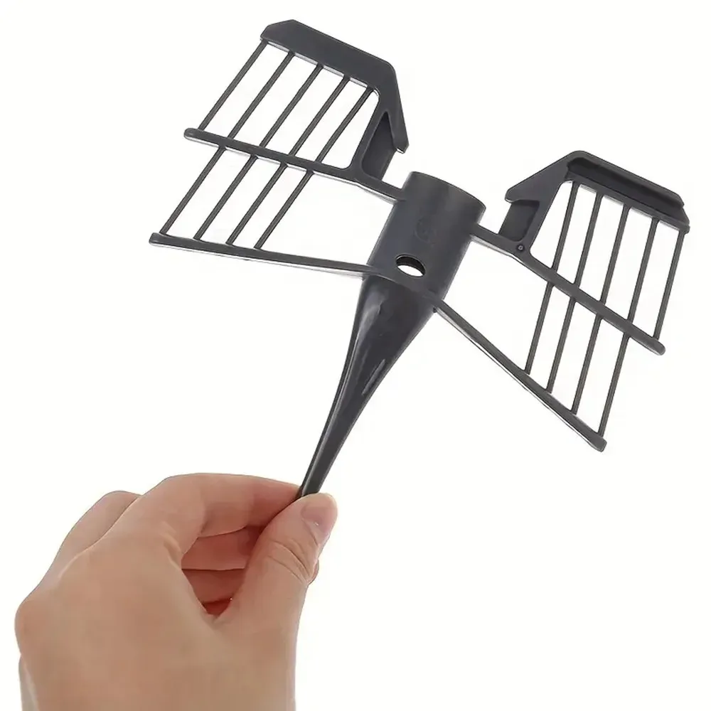 Grattoir à tige papillon, finition détaillée