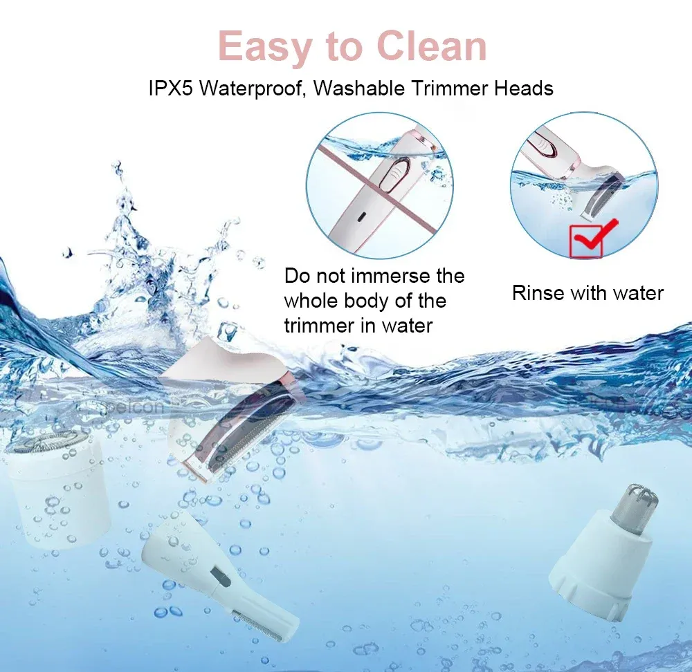 Rasoir électrique femme précision du rasage
