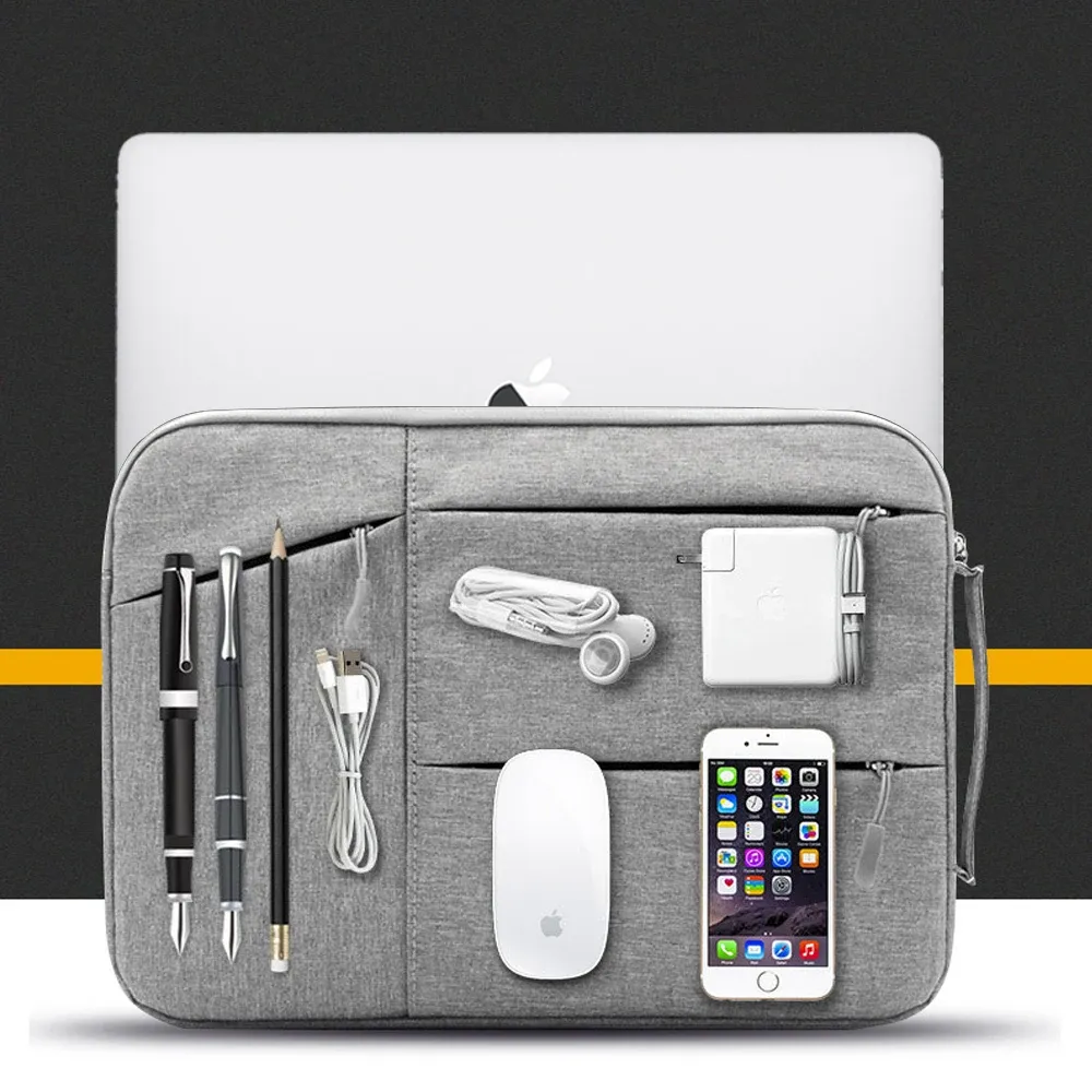 Étui pour ordinateur portable et housse pour tablette, 12, 13, 14, 15, 16 pouces, compatible MacBook Air et Pro 15,4 et 15,6 pouces, Xiaomi, Huawei, HP, Dell 2