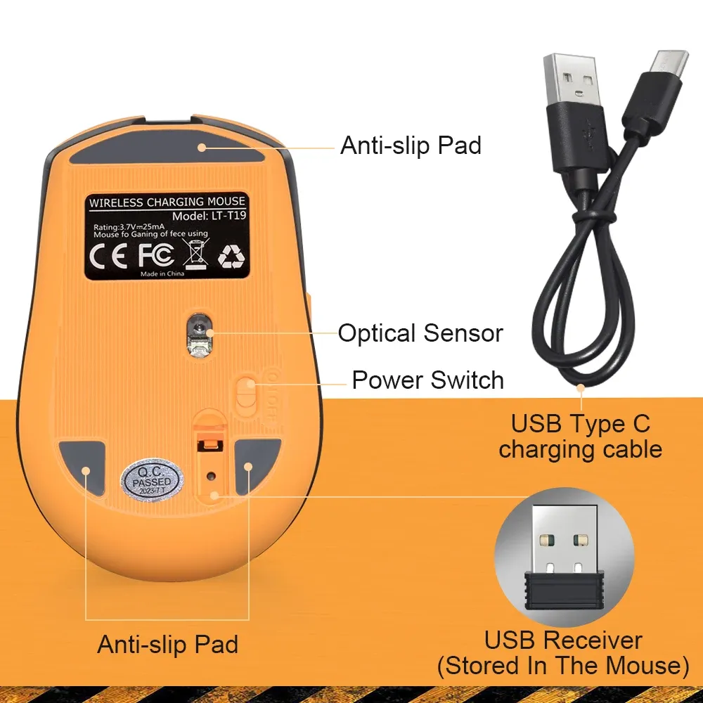 Souris LT-T19, vue de profil