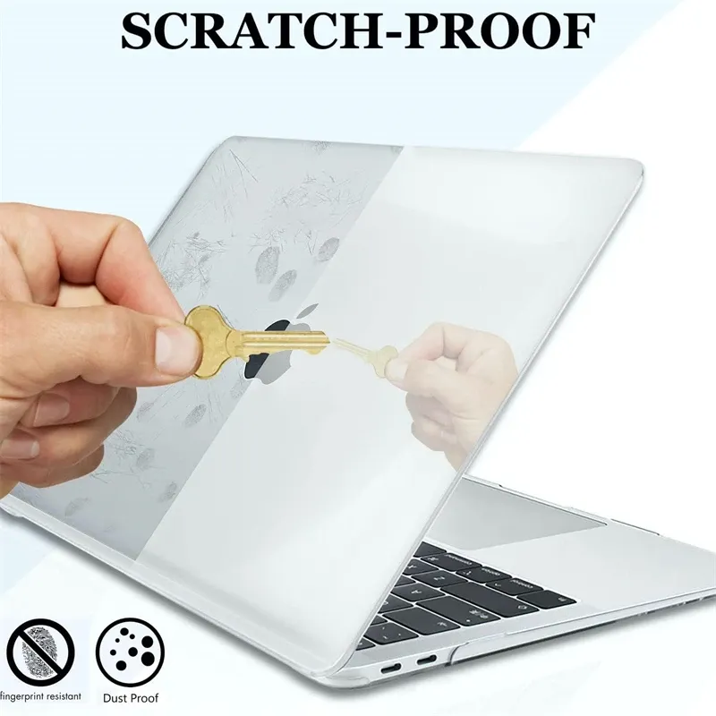 Étui transparent pour MacBook Neo 2026, MacBook Air 13,6" M4, MacBook Air 15" M3, coque rigide pour MacBook Pro 13" et 16" M1, M2 et 14" 3