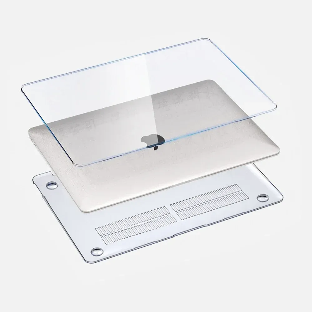 Étui transparent pour MacBook Neo 2026, MacBook Air 13,6" M4, MacBook Air 15" M3, coque rigide pour MacBook Pro 13" et 16" M1, M2 et 14" 7