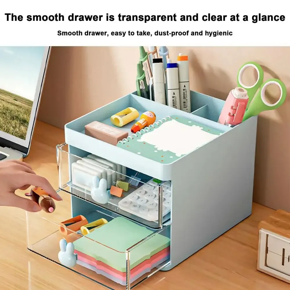 Organisation du bureau avec rangement compact