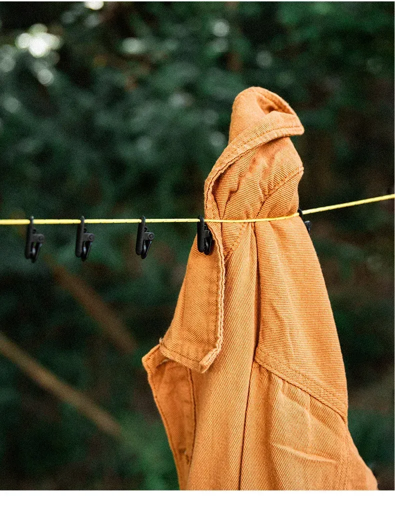 Corde à linge portable, finitions soignées