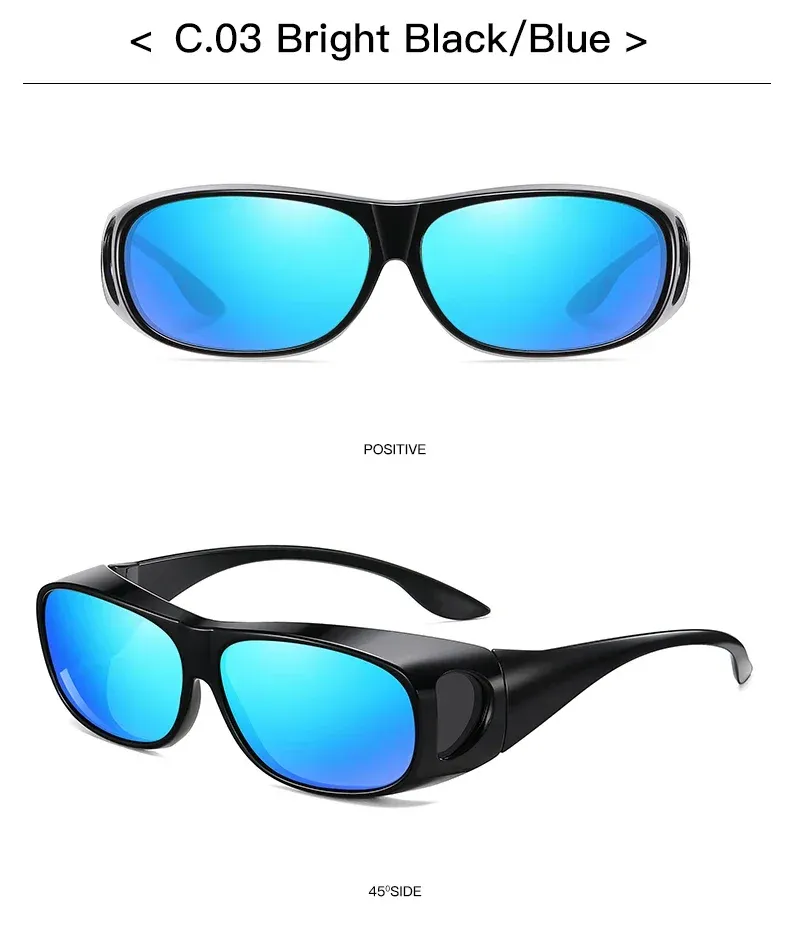 Lunettes de soleil polarisées, vue de profil