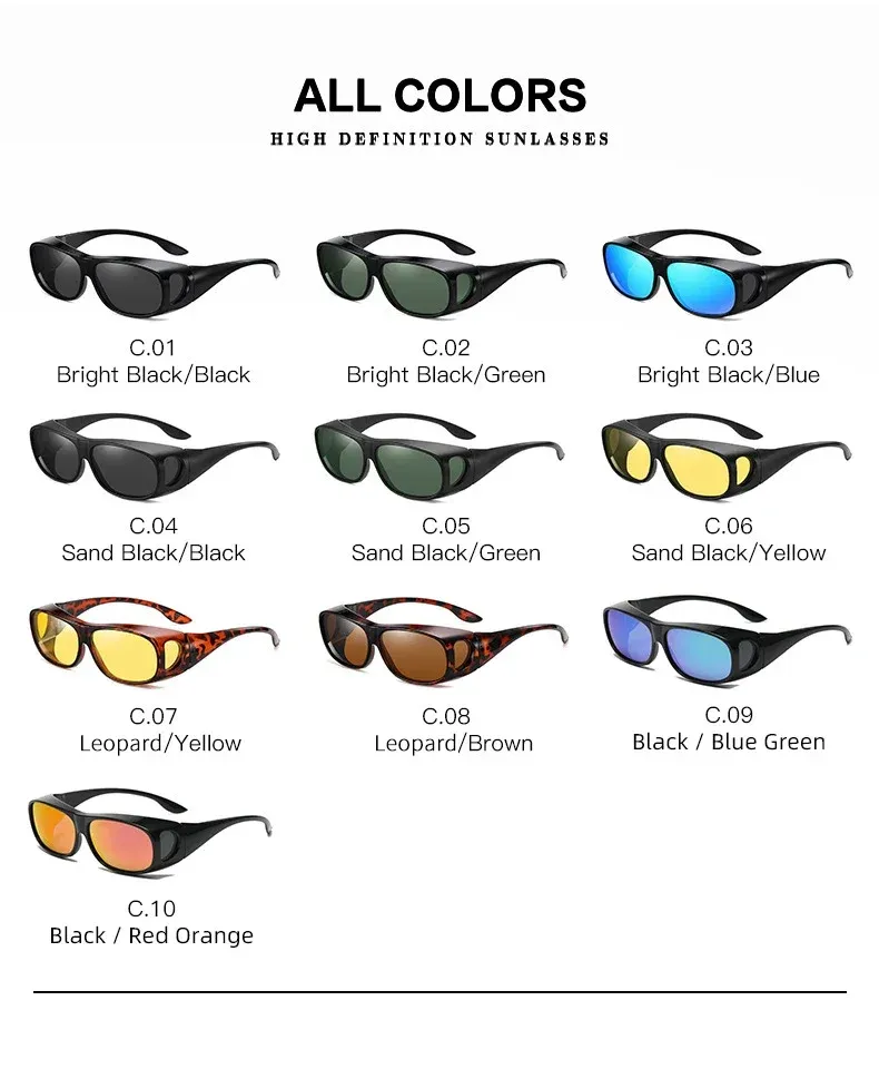 Lunettes de soleil polarisées, confort de port