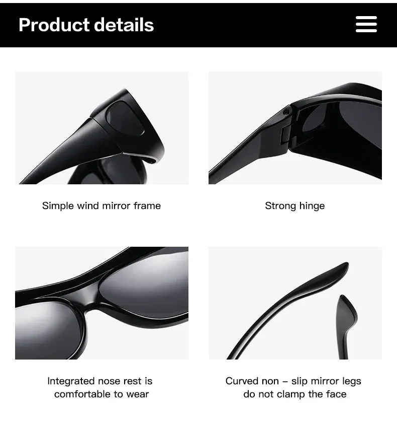 Lunettes de soleil polarisées, présentation finale