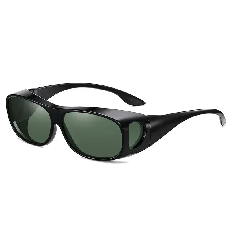 Lunettes de soleil polarisées à porter par-dessus les lunettes de vue, enveloppantes, pour la conduite, la pêche et le sport 9