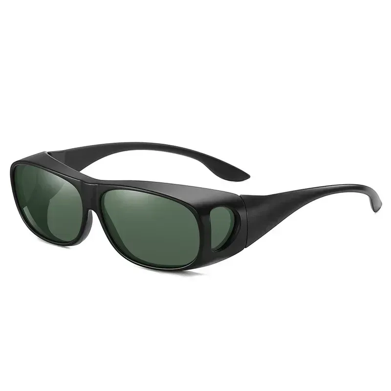 Lunettes de soleil polarisées à porter par-dessus les lunettes de vue, enveloppantes, pour la conduite, la pêche et le sport 14
