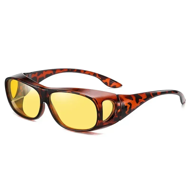 Lunettes de soleil polarisées à porter par-dessus les lunettes de vue, enveloppantes, pour la conduite, la pêche et le sport 16