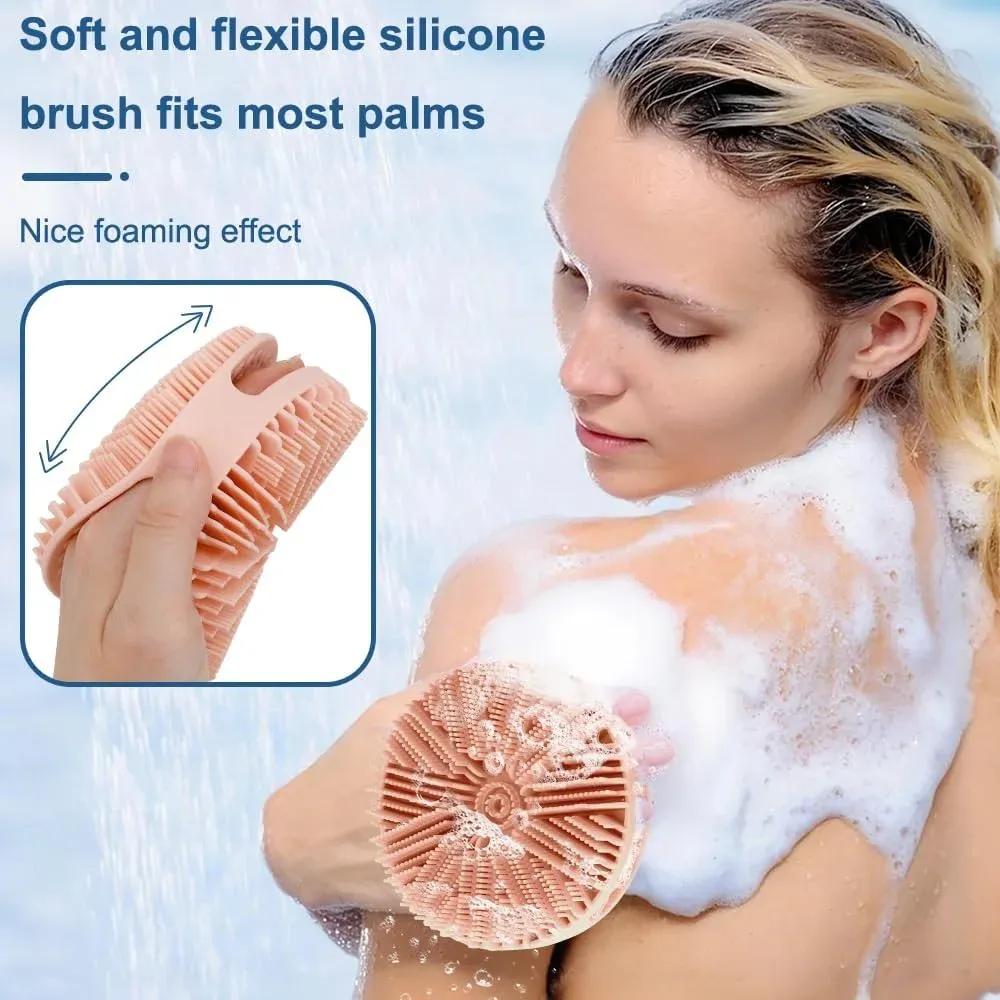 Brosse nettoyante corporelle en silicone pour une exfoliation efficace et un massage doux 5