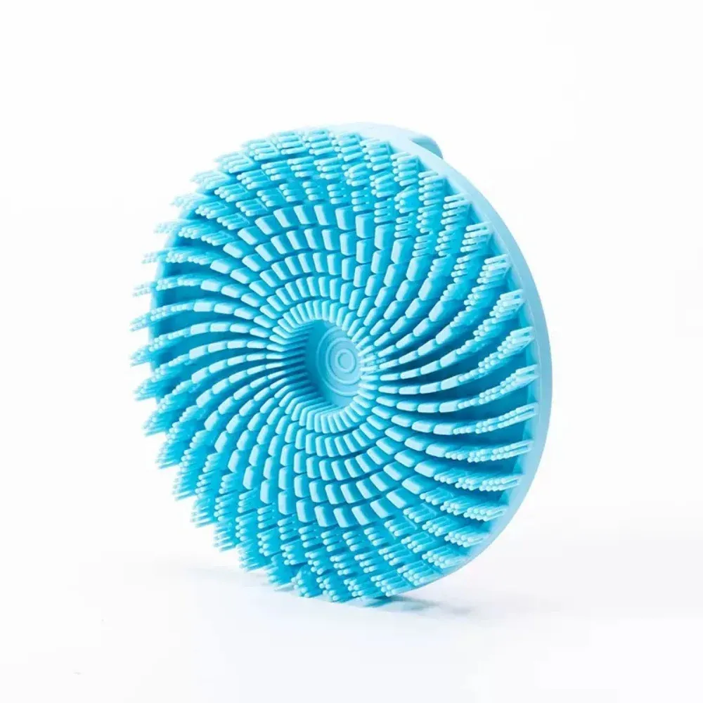 Brosse de douche en silicone, vue d'ensemble