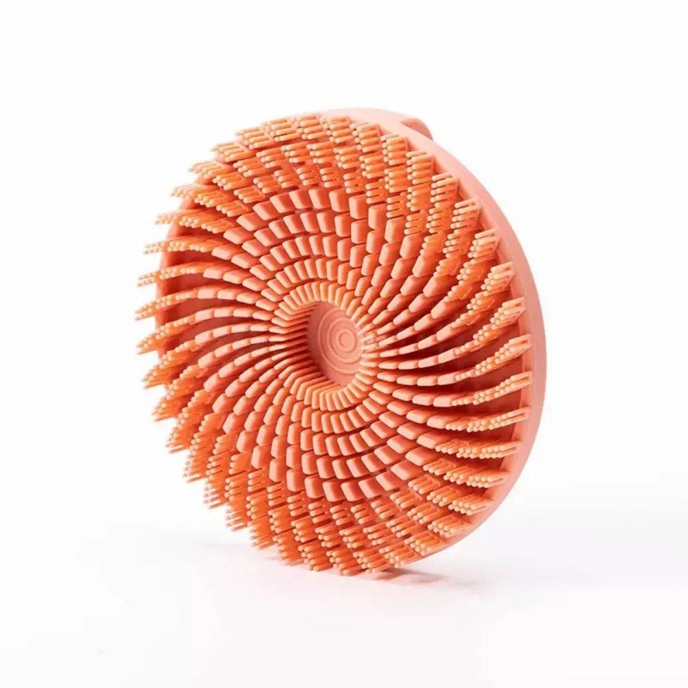 Brosse nettoyante en silicone pour une douche relaxante