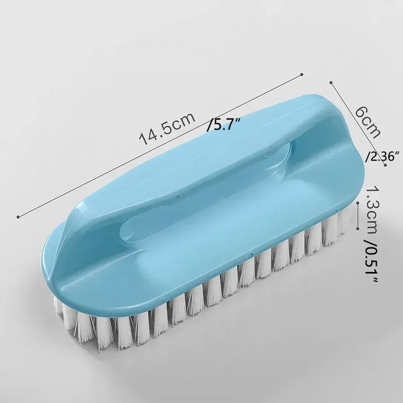 Brosse de nettoyage à poils rigides pour chaussures, brosse multifonctionnelle à main pour la maison et la salle de bain, 1 pièce 9