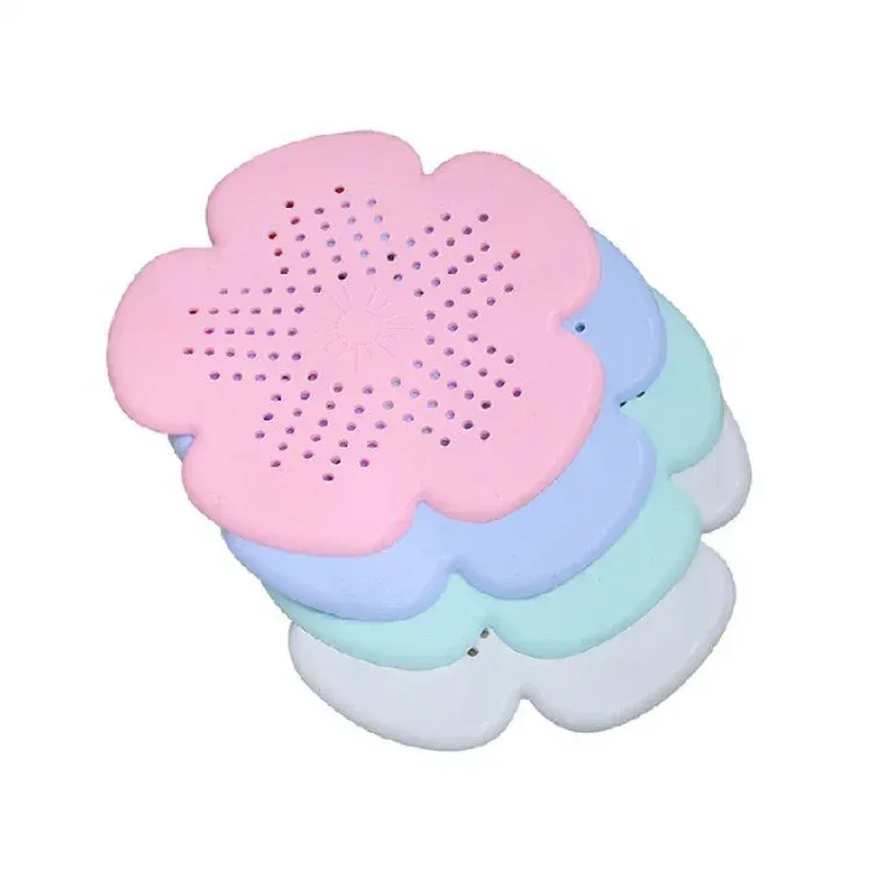 Filtre de bonde de sol fleuri, anti-blocage, pour évier de salle de bains et de cuisine (1 pièce) 5