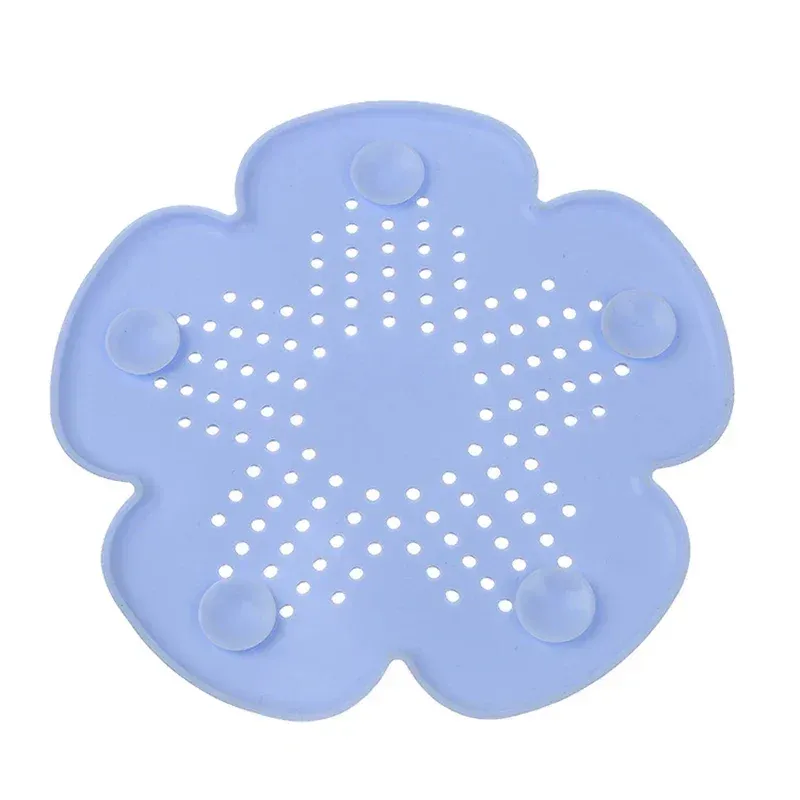 Filtre de bonde de sol fleuri, anti-blocage, pour évier de salle de bains et de cuisine (1 pièce) 6