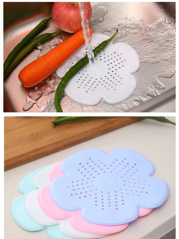 Filtre de sortie d'égout à fleurs, utilisation au quotidien