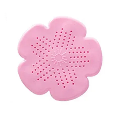 Filtre de bonde de sol fleuri, anti-blocage, pour évier de salle de bains et de cuisine (1 pièce) 7