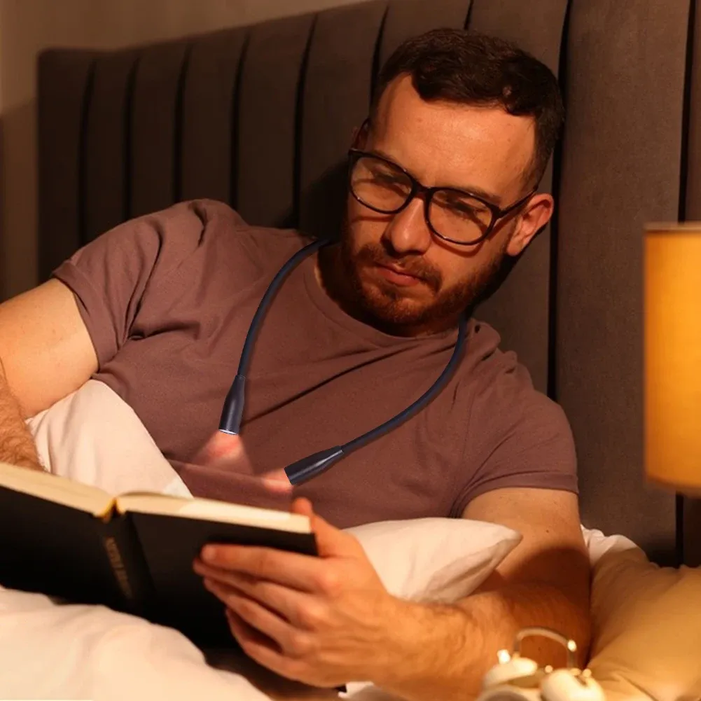 Lampe de lecture LED pour le cou, vue d'ensemble