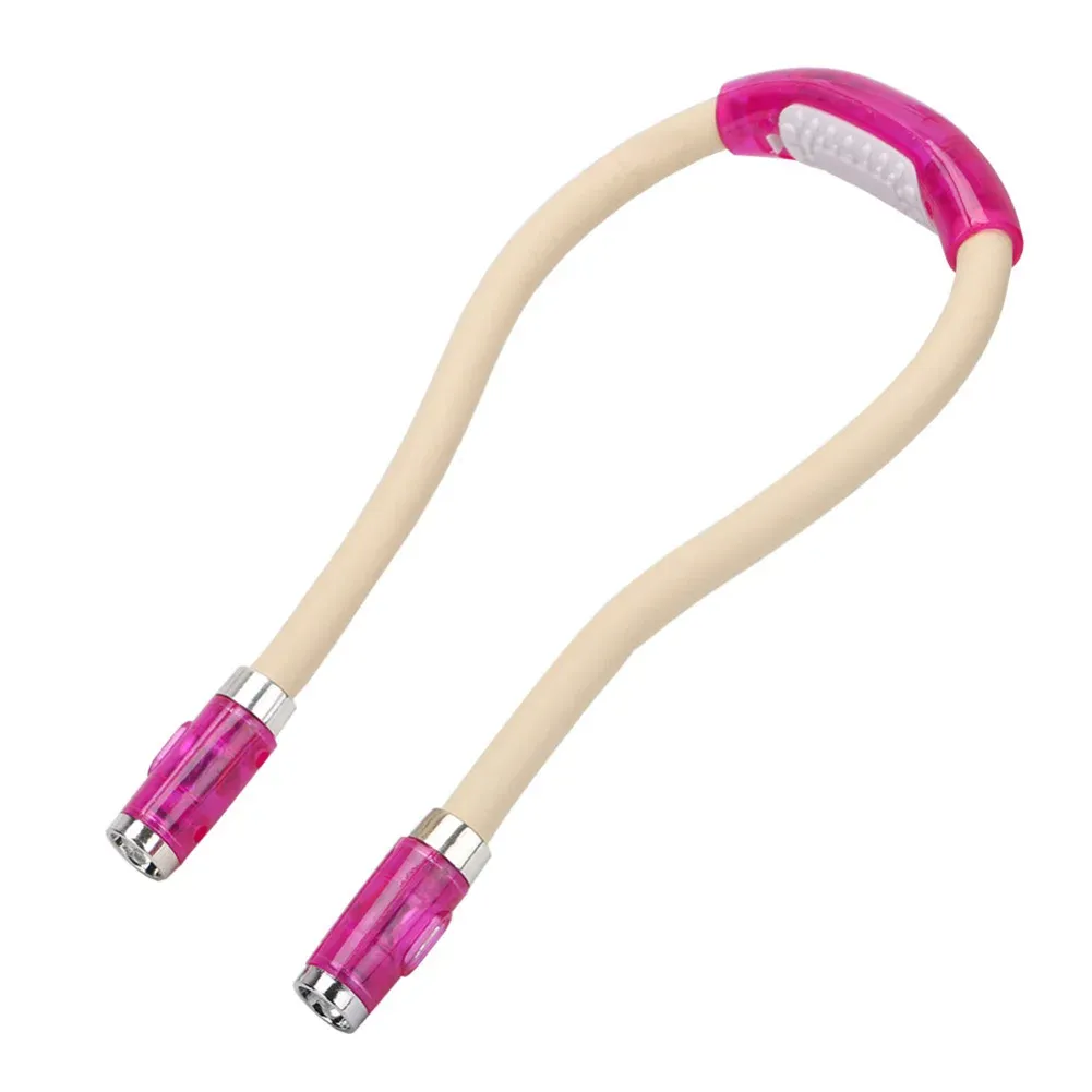 Lampe de lecture LED à col flexible, bras pliable et luminosité réglable, idéale pour la lecture, le bricolage et le tricot 11
