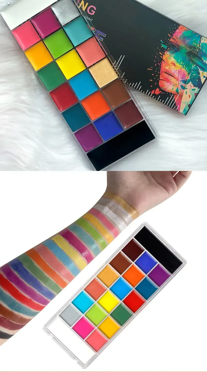 Mélange et dégradé des couleurs de la palette