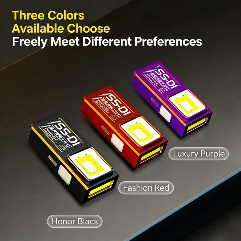 Lampe de poche LED COB Type-C compacte et portable