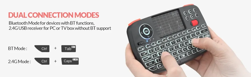 Rii i4 Mini en situation d'utilisation