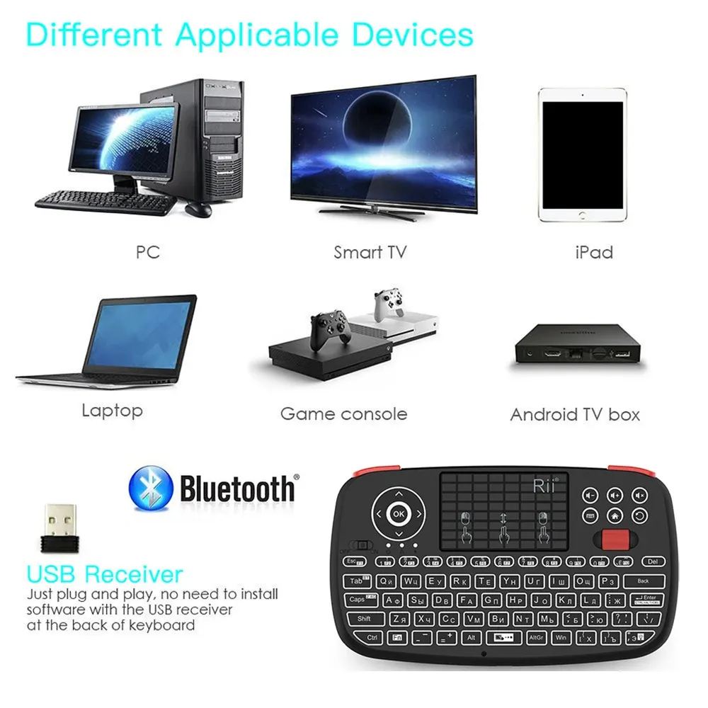 Rii i4 Mini vue d'ensemble