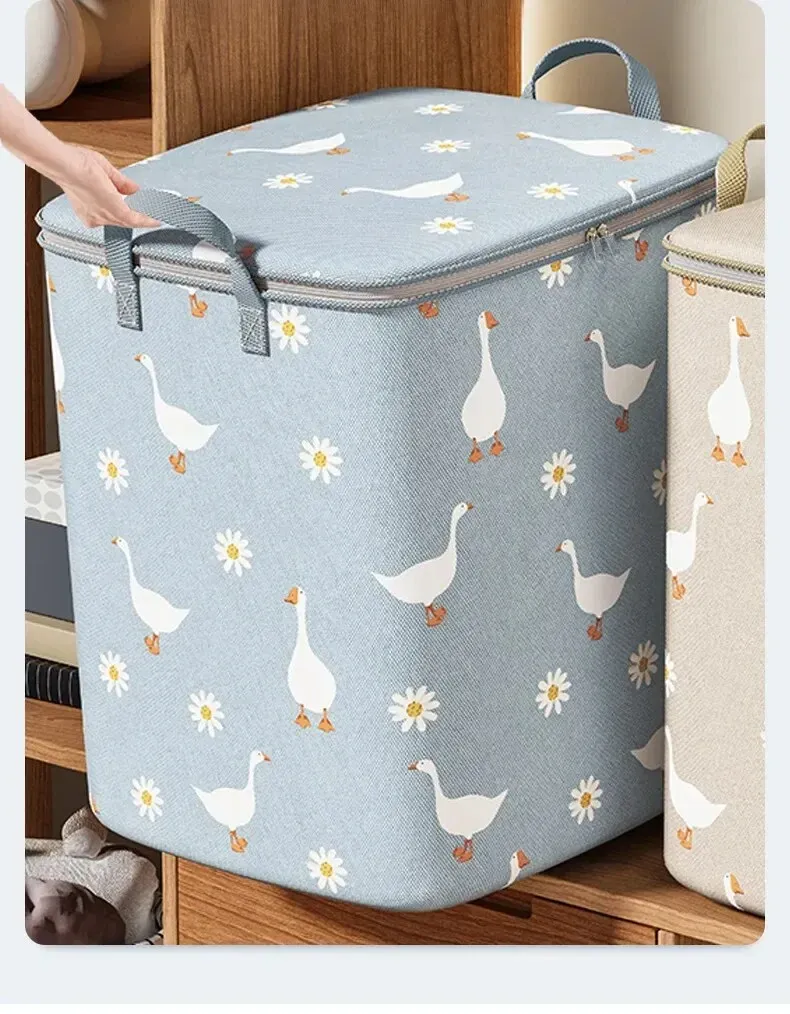 Détail des finitions du sac de rangement