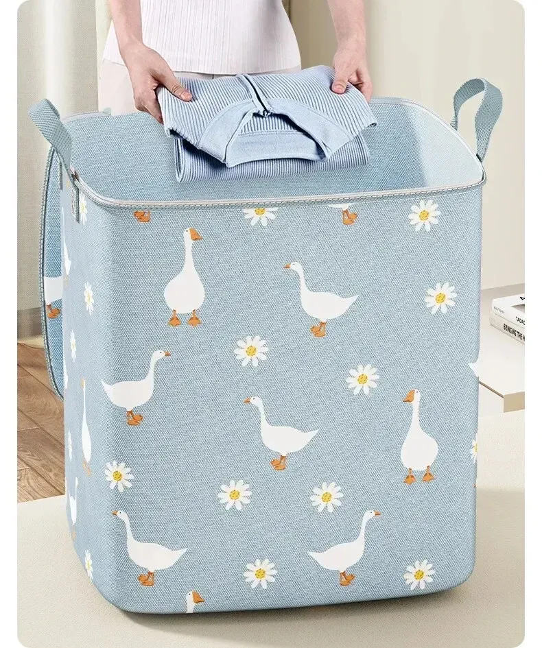 Vue détaillée du sac de rangement pliable