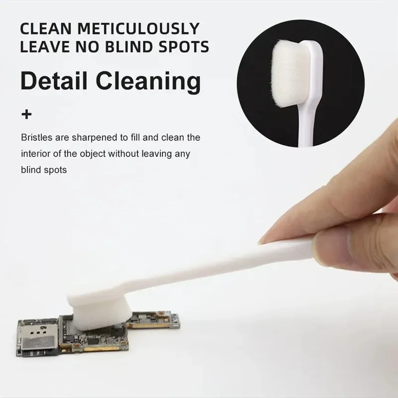 Brosse de nettoyage en fibre PBT Caius pour cartes mères : retrait de colle IC et polissage pour circuits IC, PCB et BGA - Image 1