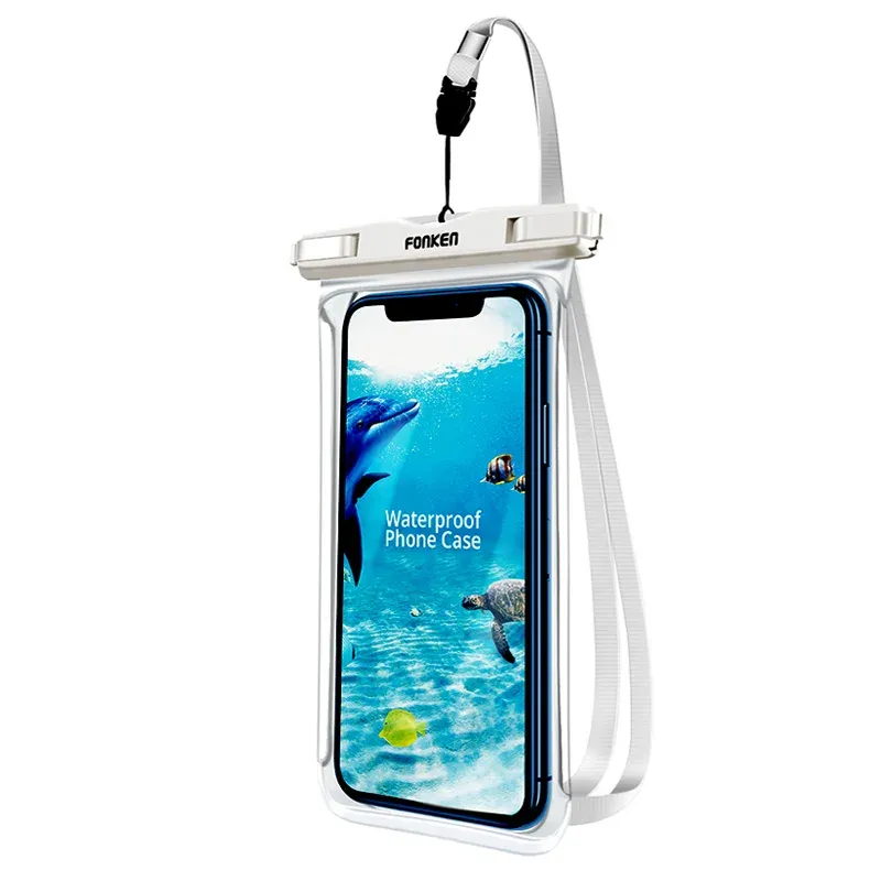 Pochette étanche transparente pour smartphone, compatible iPhone 15 10
