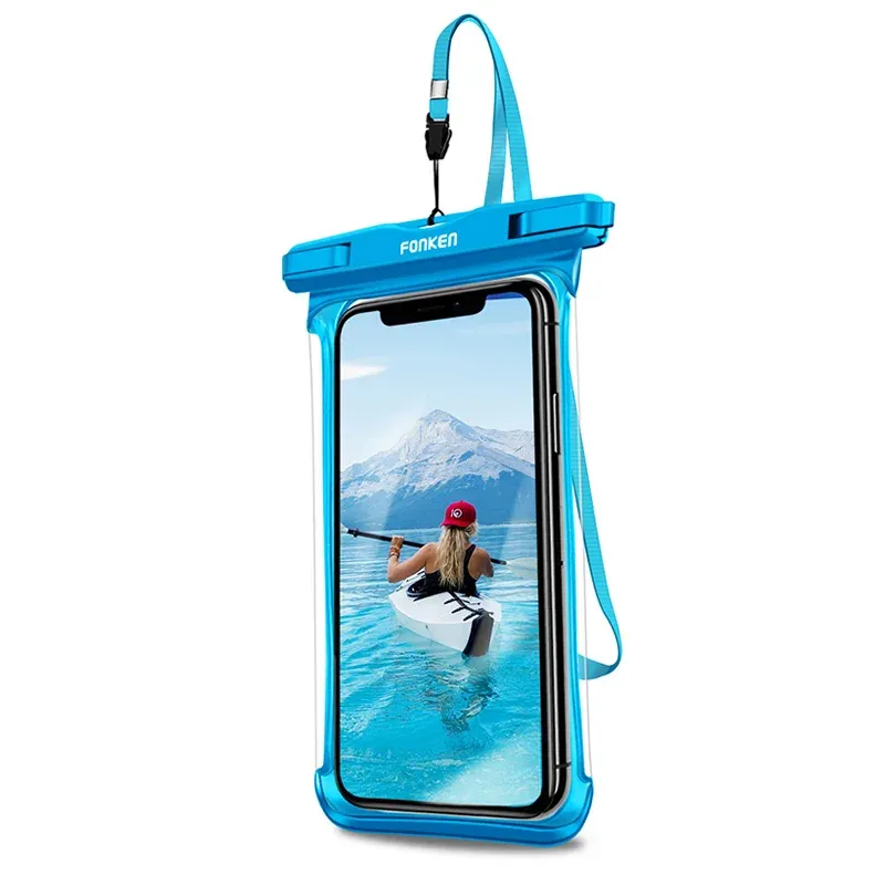 Pochette étanche transparente pour smartphone, compatible iPhone 15 11