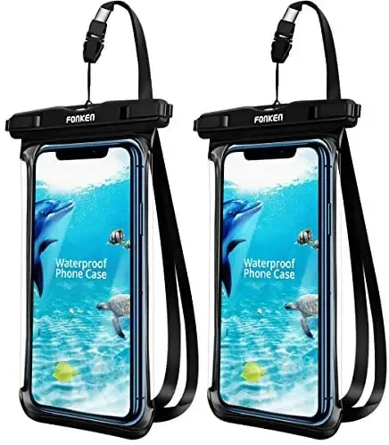 Pochette étanche transparente pour smartphone, compatible iPhone 15 13