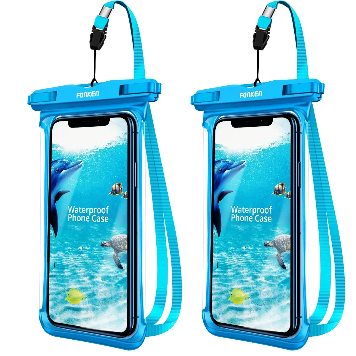 Pochette étanche transparente pour smartphone, compatible iPhone 15 15