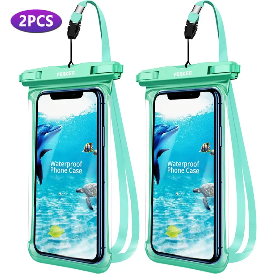 Pochette étanche transparente pour smartphone, compatible iPhone 15 18
