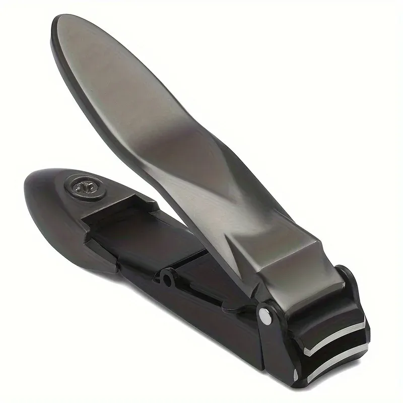 Coupe-ongles pour hommes avec récupérateur, coupe-ongles autocollecteur et résistant, à levier ergonomique, pour garder les ongles 5